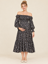 Daisy Garden Wish – Black Floral