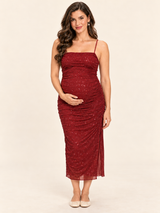 Lillian Ruby Heart – Wine Red