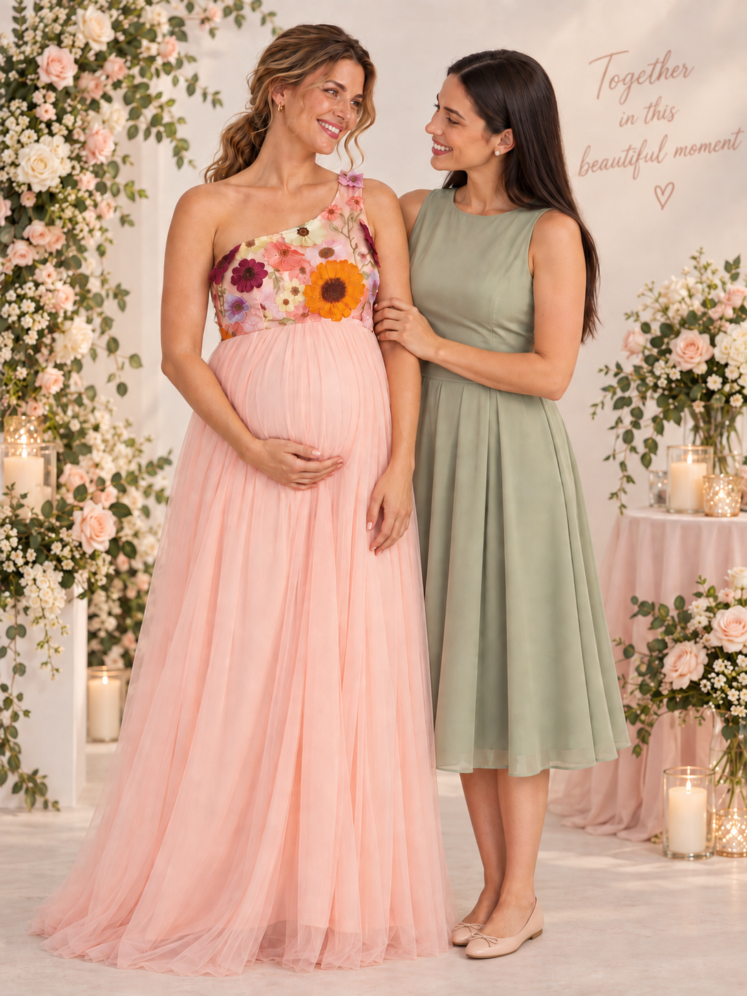 Florielle Pink maternity dress — keepsake story