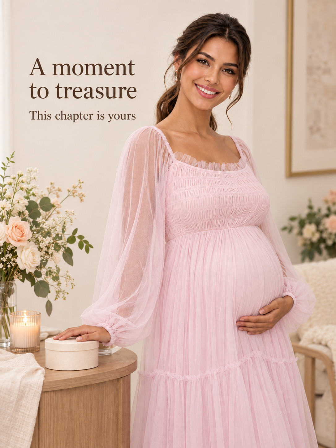 Rosaline Pink maternity dress — keepsake story
