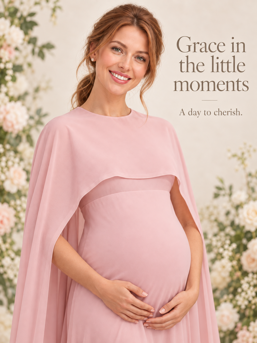 Liora Pink maternity dress — babyshowerdress brand story
