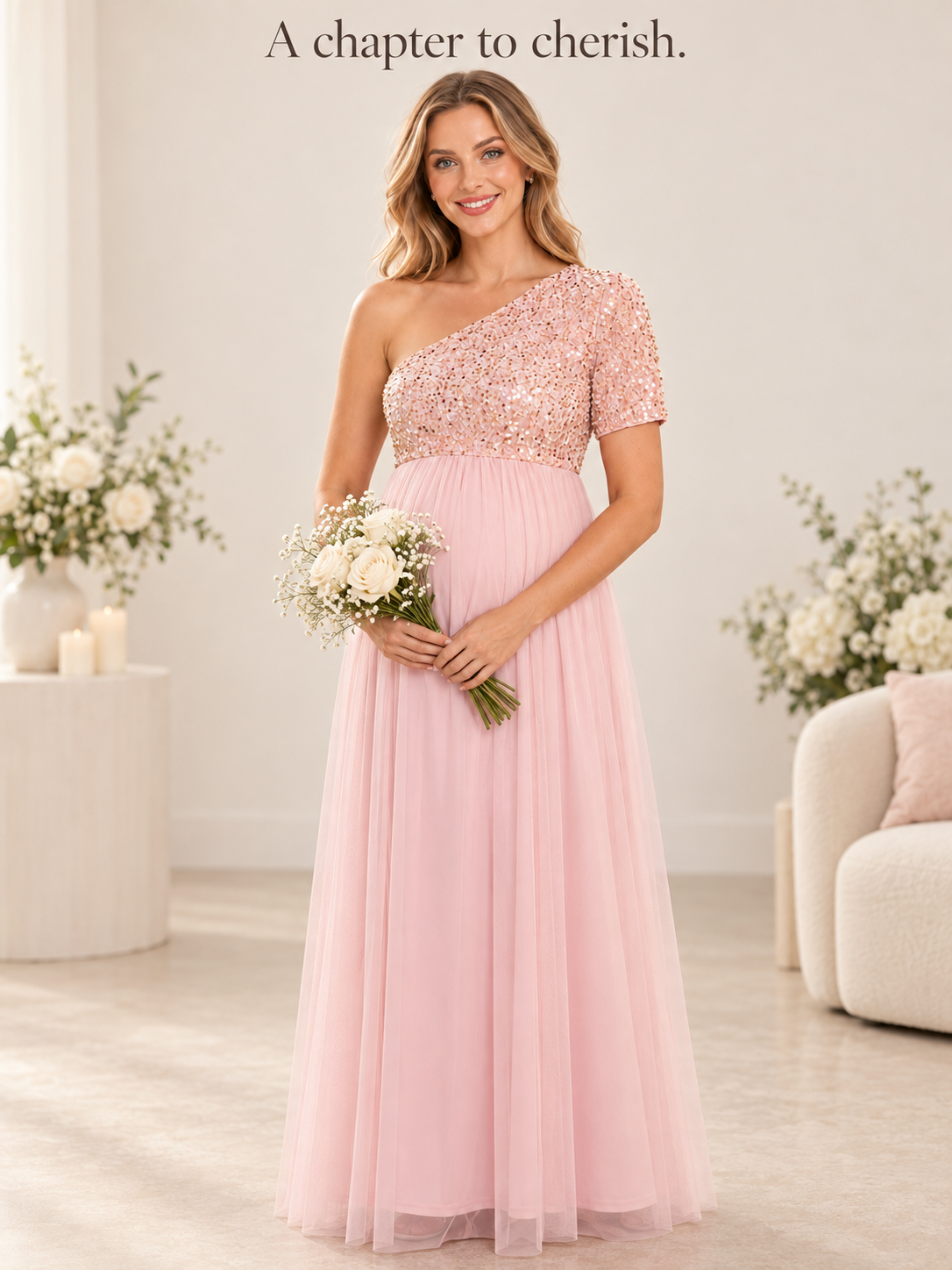 Rosalie Pink maternity dress — keepsake story for a new chapter
