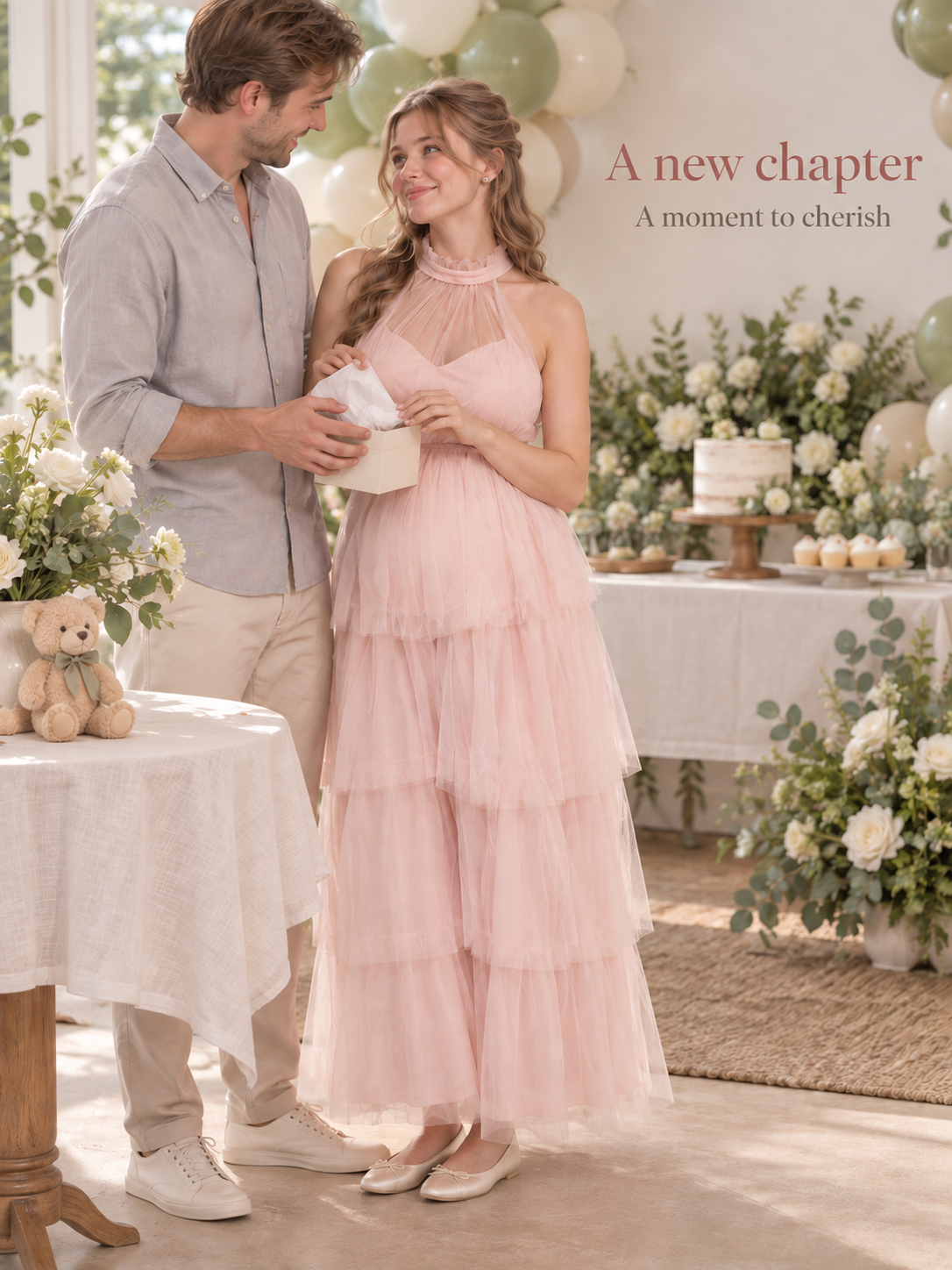 Isaline Pink maternity dress — keepsake story