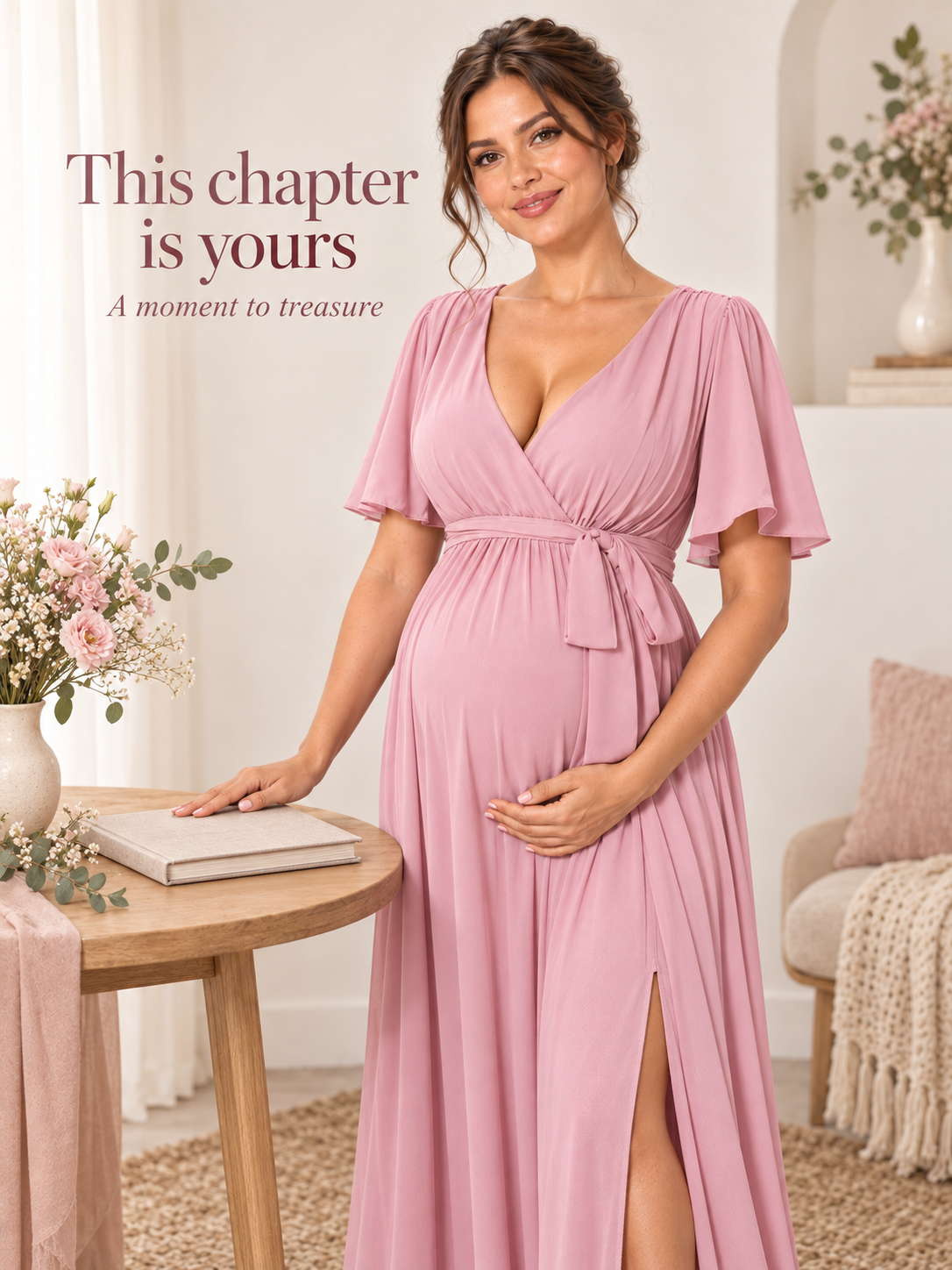 Marielle Pink maternity dress — keepsake story